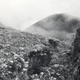 Grieta de la erupción de 1975 del volcán Tolbachik donde se encontró el mineral.